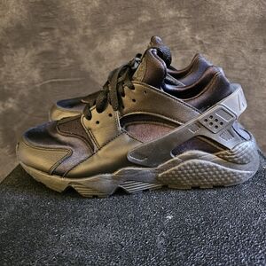 Nike Air Huarache Run Triple Black Running Shoes M 9.5